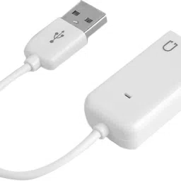 ASTOUND White USB External Sound Card Audio Adapter with Mic-L9 Phone Converter-image-2