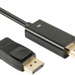 TERABYTE HDMI Cable 1.5 m 4k (DP) Display Port Male to HDMI Cable Male Port 1080P-2