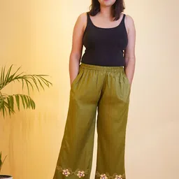 LetsDressUp Women Floral Printed Straight Palazzos-picture-24