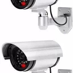 nunki trend 2PCS duplicate Dummy Security CCTV Camera, Indication, Waterproof multicolor Security Camera-32