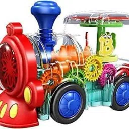 Musical and 3D Lights Kids Transparent Toy Gears Concept Toys for Kids (Engine)-31