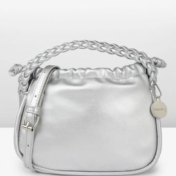 Women Silver Hand-held Bag-image-1