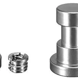 MILLETS Tripod Screw Adapter with 1/4” to 3/8” for Camera Flash Bracket Tripod 2 Pcs Flash Shoe Adapter-18