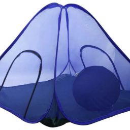Polyester Adults Washable Mosquito net for Double bed ,attached base (Size 7 X7 Feet),Both side Gate Mosquito Net-image-56