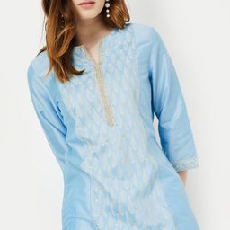 max Women Printed Polyester Straight Kurta-picture-2