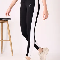 nexsus apparels Women Colorblock Black Track Pants-picture-31