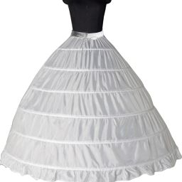 Aakriti 6 HOOP-SKIRT Polyester Petticoat-image-2