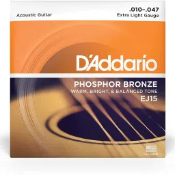 Acoustic EJ15 {.010-.047_Extra Light Gauge} WARM, BRIGHT & BALANCED TONE_PHOSPHOR BRONZE Guitar String-14