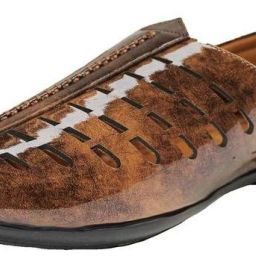 Patent Leather Ethnic juti For Men's Loafers For Men-image-2