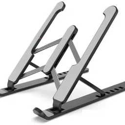 prisma collection Laptop Stand/Laptop Holder Riser/Computer Tablet Stand 6 Angles Adjustable ABS Plastic Foldable Portable Desktop Holder Compatible with MacBook, HP, Dell, Lenovo & All Other Notebook Laptop Stand-17