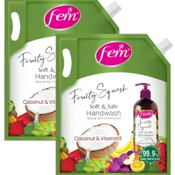 Fruity Squash Liquid Handwash-Pack of 2 | Enriched With Goodness Of Coconut Milk Hand Wash-image-38