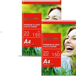 Premium Glossy 20 Sheets A4 Size Photo Paper – Water Proof, Instant Drying 150 gsm Photo Paper-12