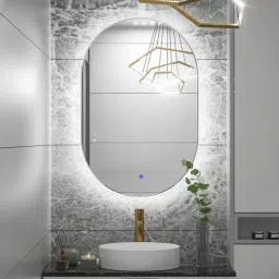 Lighted Arched 18x24 Bathroom Mirror-image-46