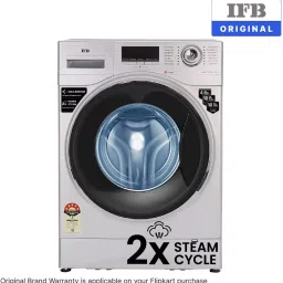 ifb 9 kg 5 Star AI Powered,� with 2X Power Steam Fully Automatic Front Load with In-built Heater Silver image 2
