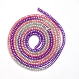 RS TECHWEAR 2 Pcs Spiral Double Multicolor 1.5 Meters Charging Cable Cord Protector Cable Protector-image-57