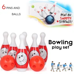 Bowling Game for Kids 6 Pin 2 Balls Bowling Set Games Indoor Outdoor Plays Sports Bowling Set-image-81