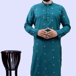 Men Woven Design Cotton Blend Straight Kurta-image-69