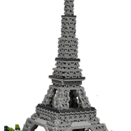 Building Blocks Architecture Eiffel Tower Micro Mini Block Set-13