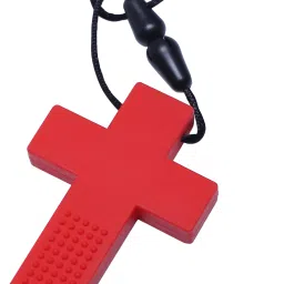 CROSS PENDANT RED Teether-19
