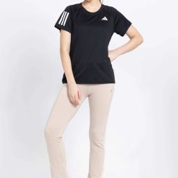 Women Striped Beige Track Pants-image-58
