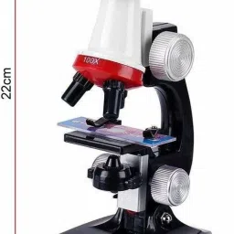 nizomi Science Microscope, Educational Toy Real Working Microscope for Kids Microscope Refined Scientific Instruments Kit (Multicolor) image 2