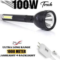 100W + 25W COB Emergency Light with Long Range Torch Light (2400 mAh) Battery Torch-20