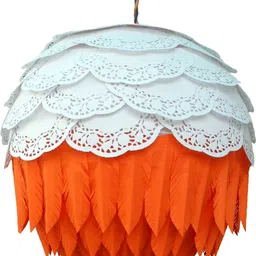 Designers Collection Paper Lanterns Orange, White Paper Hanging Lantern-picture-25