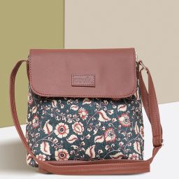 Blue Women Sling Bag Chittoor Blue Kalamkaari Flap Sling Bag-3
