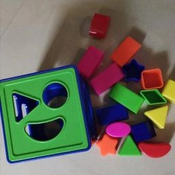 Shape Sorting Cube With 18 Shape And Different Color-CUBE BLUE-554--image-84