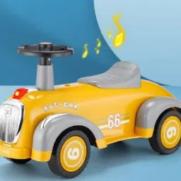 baby scooter (IND*99) car toys ride on car with light and Music (Yellow) Car Battery Operated Ride On-image-12
