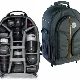VTS DSLR Camera Backpack Bag Waterproof Shock Proof for Lens Accessories Bag CameraCamera Bag-16