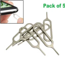 BUMTECH Easy Sim Ejector Pin Tool Pack of 5 Pcs for All Smartphone Android & IOS Devices Sim Adapter image 4