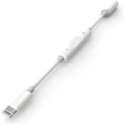ENMORA White Lightning To Headphone Jack Adapter Model Mh020 (Android, iOS) Y49 Phone Converter-3