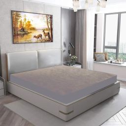 Fitted Queen Size Breathable, Stretchable, Waterproof Mattress Cover-image-57