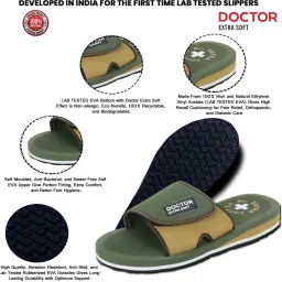 Men's Doctor Extra Soft Ortho Care Orthopaedic and Diabetic Comfort Doctor Slipper, Dr. Slipper, Flip-Flop, Slides and House Slipper for Men's and Boy's Slides Men Slides-image-19