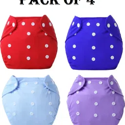 Washable & Waterproof Nappy 4 Adjustable For 0-30 Months.-25