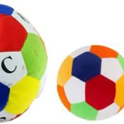 Cute Smile Soft Toys Combo of Three Foot Ball Large , Medium , small - 25 cm-20 CM & 9 CM - 25 cm-15