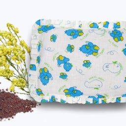 Cotton Organic Musturd Seed Pillow New Born Baby Rai Pilow Mustard Seeds Toons & Characters Baby Pillow Pack of 1-image-9