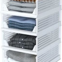 Wardrobe Organiser for Clothes - Storage Organiser, Cupboard Organizer Drawer Divider-13