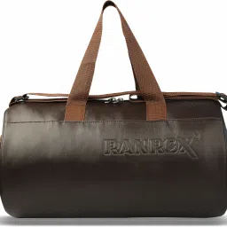 23 L Gym Duffel Bag - Gym Bag Duffel Bag Shoulder Bag for Men and Women Emboss Logo Sports - Brown-image-90
