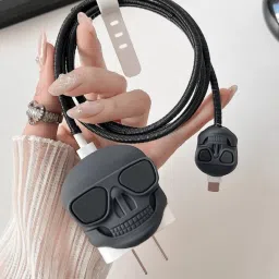BeeNex Charger Cover for iPhone 18W-20W, 3D Cute Cartoon Design for iPhone 11 12 13 14 Cable Protector-image-50