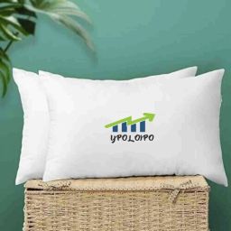 LUXURY Polyester Fibre Solid Sleeping Pillow Pack of 2-image-2