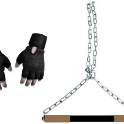 Hanging Chain/ Chin up Bar Rod for Height Increasing Chain Rod, Chin-up Bar Fitness Accessory Kit Kit-image-77