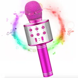 Portable Bluetooth Karaoke Mic with Speaker and Advance Features Microphone Microphone-16