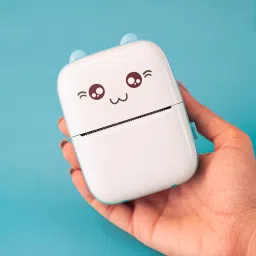 4uonly Mini Pocket Printer Adorable Design and efficient Thermal Printing NJU38 Single - Text Used For: Title, Compare-12