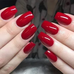 Cherry Red Nail Polish designed for easy application at home502 Cherry red-image-29