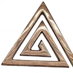 Copper Helix 4 inches (Set of 3 pcs) Decorative Showpiece - 11 cm-image-6