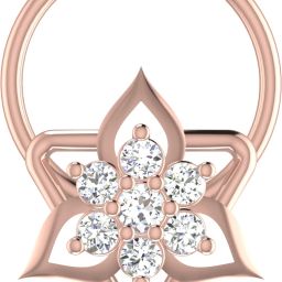 avsar Kritavi 18kt Diamond Rose Gold Nose Wire-image-54