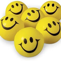 Smiley Stress Relief Ball | Soft Squeeze Toy for Kids & Adults for Hand Exercise - 7.5 cm-image-95