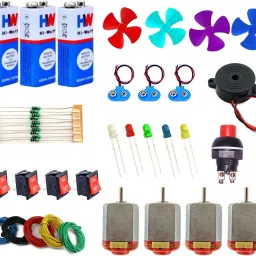 DIY School Science Project DC Motor Experiment kit 45 Item Loose in one Pack-19